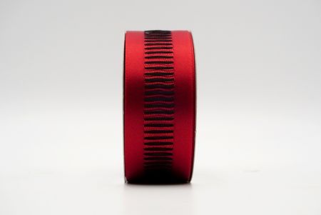 Красная лента с дизайном разрыва_К1755-2-PTM074